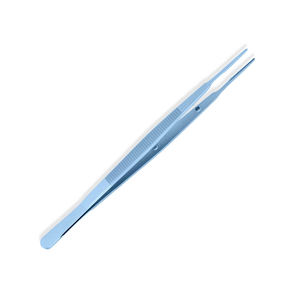 Pinzas Debakey Micro de 175 mm, Rectas, Recubiertas de Titanio Azul, de Acero Inoxidable, Pinzas Quirúrgicas para Aplicación de Apósitos de Dentavex - Product Image 3