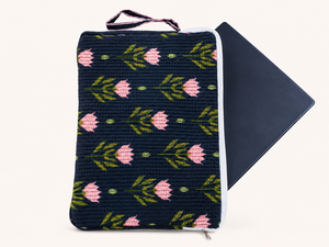 Funda Acolchada para Portátil Fashty Lifestyle, de Algodón, con Cierre, Estampado Floral, para Ordenador de 25 Pulgadas, 20G, para Viajes Diarios - Product Image 3