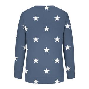 Sudaderas Casuales de Invierno para Mujer de Alta Calidad, Manga Larga, Cuello en V Holgado, Túnica Gruesa, Mangas Regulares, 100% Algodón, Antiencogimiento - Product Image 6