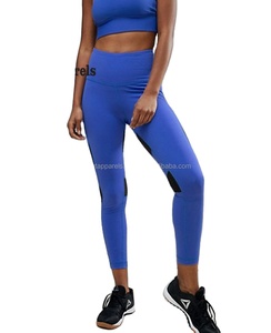 Mallas y mallas transpirables de nailon para mujer, ropa de Yoga deportiva con cintura elástica - Product Image 1