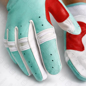 Vente chaude nouvelle combinaison de couleurs Unique manchette courte Softball/ Baseball gants de frappe meilleurs adultes et jeunes tailles gants de Baseball - Product Image 5