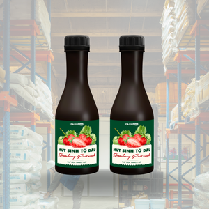 Mermelada de Fresa Natural Triturada, Base Premium para Bebidas, para Té con Leche, Smoothies, Restaurantes, Fabricantes, 1 Litro - Product Image 3