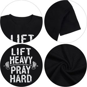 เสื้อยืดออกกำลังกายตลกๆ สำหรับผู้หญิง เสื้อยืดโอเวอร์ไซส์ลายกราฟิกสำหรับยกน้ำหนัก เสื้อยืดพาวเวอร์สำหรับออกกำลังกาย เสื้อยืดลำลองแบบสวมหัว - Product Image 3