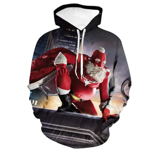 Poncho-couverture unisexe en peluche imprimé Noël avec poche, idéal pour l'hiver, par sublimation - Product Image 3