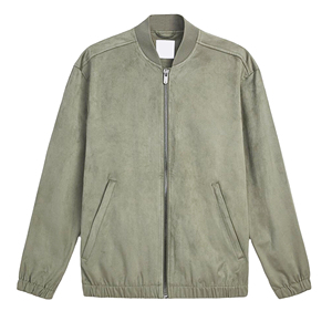 High Quality Men's Casual <b>Jackets</b> for Autumn <b>Slim</b> <b>Fit</b> Baseball Style with Stand Collar Bomber <b>Jacket</b> in Canvas Fabric - Product Image 6