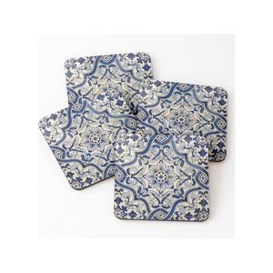 Modern Finish MDF Printed <b>Coasters</b> Enamel Coated <b>Heat</b> Resistant Table Pads for Home Kitchen Dining Coffee Decor Use - Product Image 1
