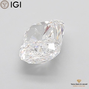 Diamant CVD de laboratoire en forme de coussin avec certificat IGI, couleur D, clarté VVS1, 3,00 carats, pour centre de bague de fiançailles - Product Image 4