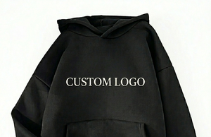 Sudadera con Capucha Extra Grande con Logotipo Personalizado, Color Sólido, Tejido de Algodón, Hombros Caídos, Manga Larga, Ropa de Otoño - Product Image 3