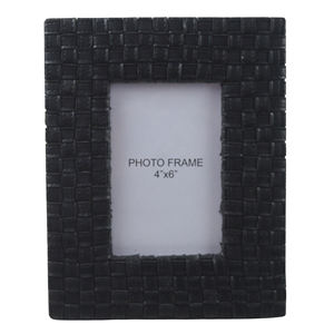 Hot Selling Beautiful Leather & Wood Fashionable Modern Fold-able Lightweight Durable Decorative <b>Photo</b> <b>Frame</b> Customized Logo - Product Image 1
