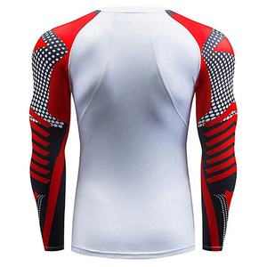 Design Your Own Sublimation Men Camo Short Sleeve Rash Guard Compression Shirts - Product Image 3