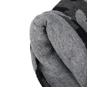 Bonnet d'hiver unisexe en acrylique tricoté chaud, avec revers, pour la course à pied, ajustement confortable, usage quotidien, doux, extensible et confortable pour hommes et femmes - Product Image 5