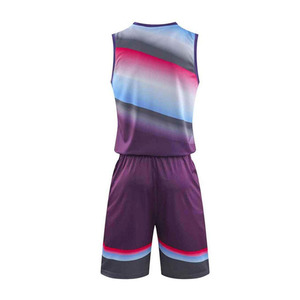 Conjunto de Uniforme de Baloncesto Sublimado Personalizado, Camiseta sin Mangas con Pantalones Cortos, Absorbe la Humedad, Corte Regular, para Todas las Temporadas, Ropa Deportiva para Adultos - Product Image 2