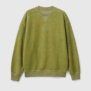 Sudadera Oversize de Algodón 100% para Hombre al por Mayor, con Bordado Personalizado, Transpirable y Cómoda - Product Image 3