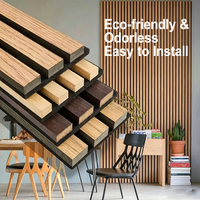 Panneau acoustique mural en lattes de bois Akupanel, panneau absorbant le son pour studio, bureau, hôtel, cinéma maison, décoration intérieure