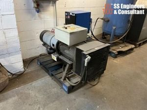 Sistema de Compresor de Aire Industrial Lubricado y Estacionario con PLC y Recipiente a Presión |   Secador de Motor Refrigerado por Aire - Product Image 2