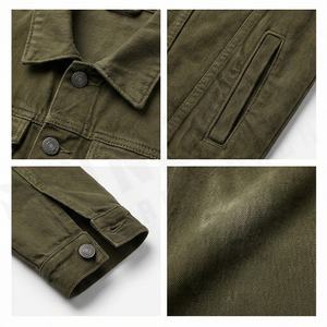 Chaqueta vaquera de diseño premium para hombre, abotonada de alta calidad para invierno, precio al por mayor personalizado - Product Image 4