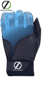 Gants de frappe de baseball pour hommes et femmes, paume en cuir véritable offrant une adhérence maximale - Product Image 3