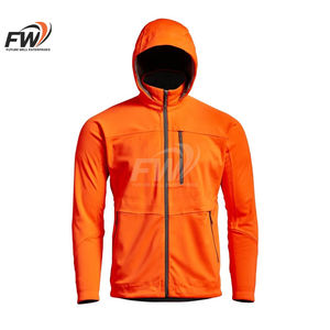 Chaqueta Ligera Personalizada para Hombre, Impermeable, Transpirable, Naranja, Ropa de Caza, Chaqueta de Pesca, Chaqueta de Camuflaje para Exteriores - Product Image 2