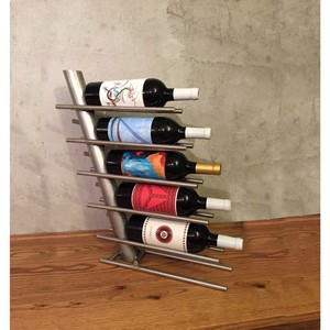 Wholesale Customizable Modern Stainless Steel <b>Wine</b> Rack For Home Bar Storage New Arrival <b>Wine</b> Rack - Product Image 6