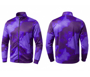 Chaqueta Deportiva Personalizada al por Mayor con Cierre de Sublimación, de Poliéster, Cálida, Transpirable y de Secado Rápido |   Tallas Hombre Mujer Juvenil |   Chaqueta de Entrenamiento - Product Image 6