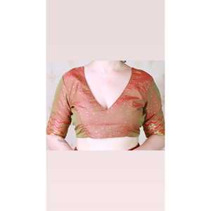 Sari en soie verte douce Banarasi ondulé Elite Weaves avec Zari unique tissé, idéal pour les soirées et le Mehendi, infroissable, toutes saisons, pour femme - Product Image 6