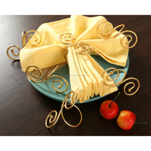 Servilletero Espiral Metálico Geométrico para Bodas, Cenas, Fiestas, Banquetes, Restaurantes y Decoración del Hogar - Product Image 2