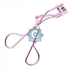 Rizador de Pestañas de Acero Inoxidable con Acabado Pulido Espejo, Almohadilla Redondeada de Larga Duración para Rizos Perfectos, Gris Rocks GE-1906-76 - Product Image 1