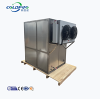 Machine à glaçons en cubes COLDPRO 1 tonne, commerciale, en acier inoxydable, automatique, pour bars, hôtels et restaurants