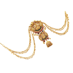 Premium Lakshmi Jada Billai with Golden Bead Maatil-Casual Style - Product Image 2