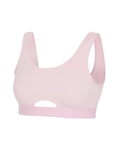 Women's Sports <b>Bra</b> Breathable Comfortable Light Support Running Fitness Yoga Four-Way <b>Stretch</b> Front Logo Casual - Product Image 2