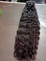 Extensions de cheveux humains indiennes Nano Ring, blond cendré, double épaisseur, Remy, cuticules alignées, pré-collées, fabriquées à la machine