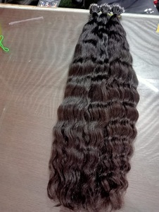 Nano <b>Ring</b> Indian Hair Extension Ash Blonde Double Drawn Remy Cuticle Aligned Pre-Bonded Human Hair Extensions Raw Hair - Product Image 1