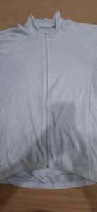 Maillot de cyclisme blanc à fermeture éclair intégrale, manches courtes, respirant, léger, en polyester, imprimé, ourlet élastique avant, pour la route, unisexe, adulte - Product Image 4