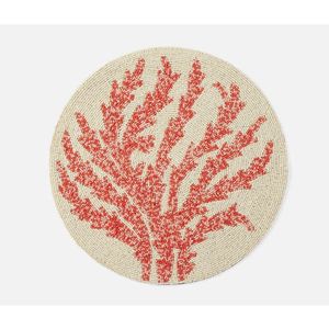 Juego de Manteles Individuales Redondos de Lujo con Cuentas Bordadas, Elegantes Manteles Individuales Hechos a Mano con Cuentas para Decoración de Mesa - Product Image 1