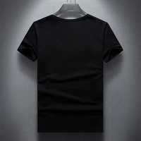 Camiseta de Hombre 100% Algodón con Pedrería, Corte Holgado, Manga Corta, de Alta Calidad, Ecológica, Transpirable y de Secado Rápido, para Venta en Línea