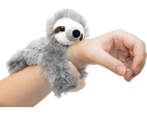 Greenmart Customized <b>Cute</b> Plush Stuffed Animal Sloth Huggers Polyester PP Cotton Filled Slap <b>Bracelet</b> Kids' Toy Gift Custom Logo - Product Image 3