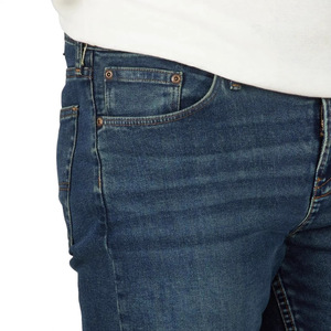 Jean baggy déchiré taille haute personnalisé pour homme avec rivets - Product Image 3