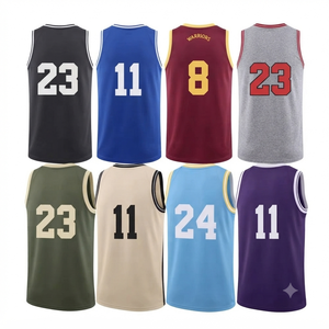 Maillot de basketball personnalisé, uniforme d'équipe personnalisé, débardeur de basketball réversible en mesh pour hommes et garçons, imprimé par sublimation (modèle vierge) - Product Image 2