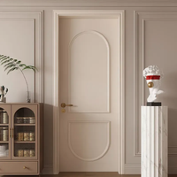 Portes intérieures en bois massif de haute qualité, résistantes à l'humidité, modernes, insonorisées et isolantes thermiquement, pour hôtels, villas, appartements, projets scolaires