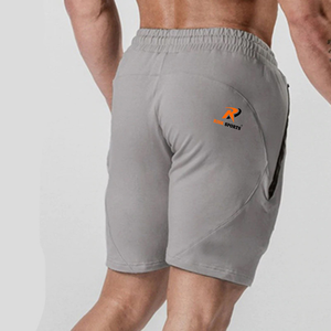 Shorts de sport en coton/polyester, prix usine, respirants, tendance, design unique, pour hommes - Product Image 5