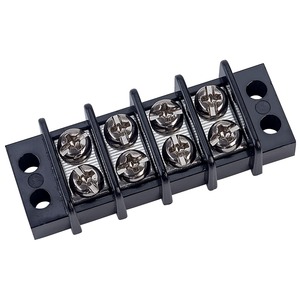 4-Pole 4-Position 4-Circuit Copper Screw Terminal Strip Barrier Terminal <b>Block</b> 32A Panel <b>Mount</b> - Product Image 4
