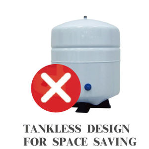 Purificateur d'eau RO compact sans réservoir sous l'évier, doté d'une conception à faible consommation et d'une membrane haute efficacité de 800 GPD - Product Image 3