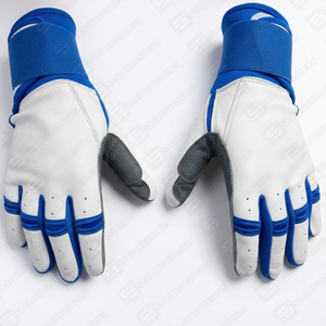Guantes de Béisbol de Piel de Vacuno Cabretta Genuina de Primera Calidad, Ligeros, Profesionales, Personalizados, con Puño Largo, para Entrenamiento de Bateo - Product Image 4