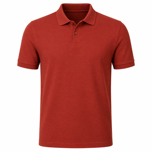 Polo personalizado para hombre, 100% algodón, dos tonos, corte regular, manga corta, logotipo impreso por transferencia térmica, estilo hip hop. - Product Image 1