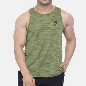 Chemises de sport sans manches de couleur unie, fabriquées au Pakistan, dernier design, vêtements de fitness. - Product Image 1