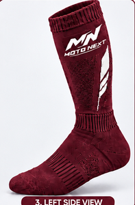 Calcetines de Motocross de Último Diseño para Hombre, con Logotipo Personalizado, Estampado Geométrico, Tejido Transpirable, Ecológico, de Color Sólido, Talla Grande - Product Image 4