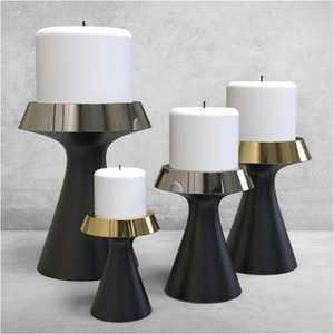 Portavelas de Metal de Varios Niveles, Centro de Mesa Decorativo en Forma de Escalera para Mesas de Boda y Eventos - Product Image 6