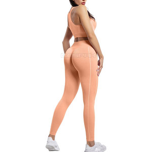 Ensemble legging et soutien-gorge pour femmes, vêtements de sport, fitness, gym, entraînement, course à pied, yoga, vêtements de sport athlétiques, fabricant - Product Image 3