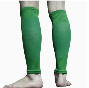 Manchons de compression antidérapants rouges respirants en mélange de spandex à enfiler unisexe pour le soutien des jambes en cas d'enflure toutes saisons - Product Image 3