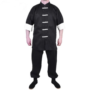 Conjunto de Uniformes de Kung Fu de Alta Calidad, 100% Poliéster, Tela Satén de Seda, Ropa de MMA de 2 Piezas - Product Image 3